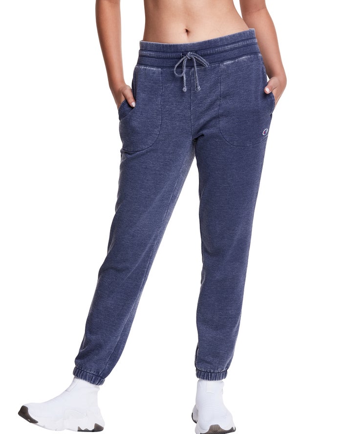 Champion Womens Joggers NZ - Lounge Blue ( 4198-CBKFN )